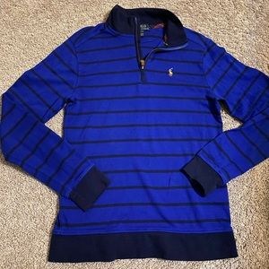 Polo Ralph Lauren boys L 14/16 pull over quarter zip